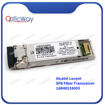 Multi Mode SFP Fiber Transceiver Alcatel Lucent 1AB402160003 2.67G 1491nm 80km