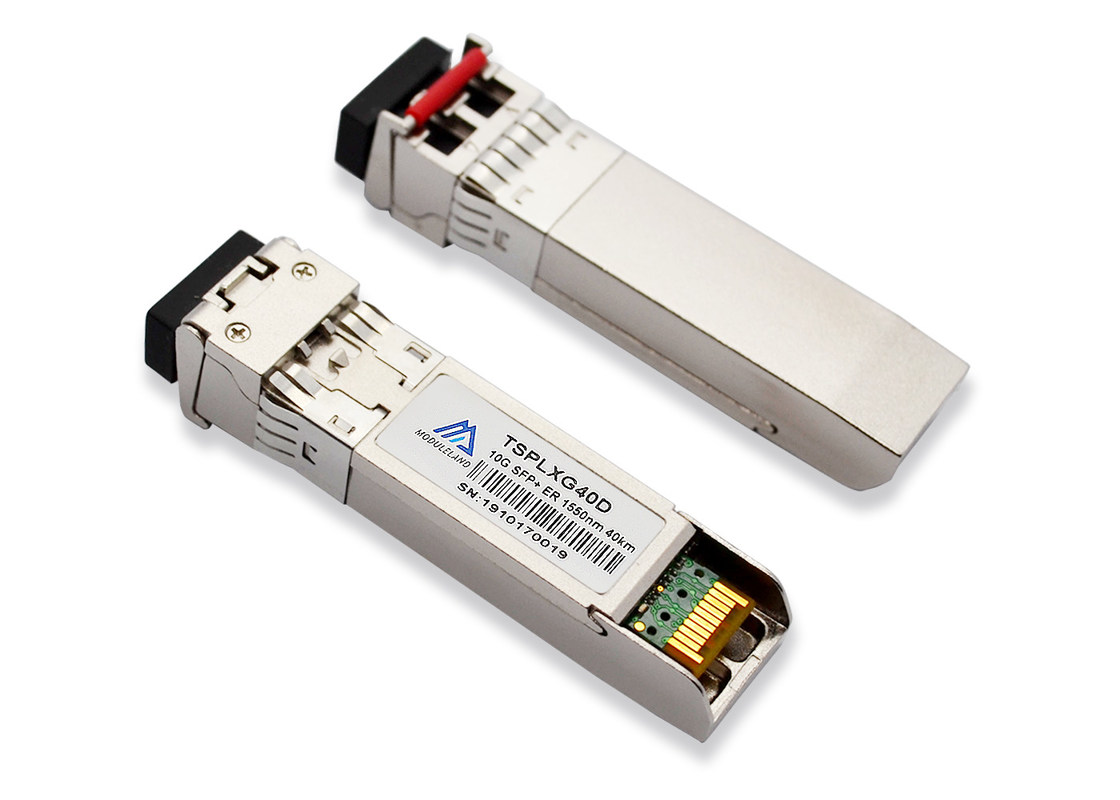 40km 1550nm 10G SFP+ ER Duplex LC DDMI Transceiver Low Power Consumption