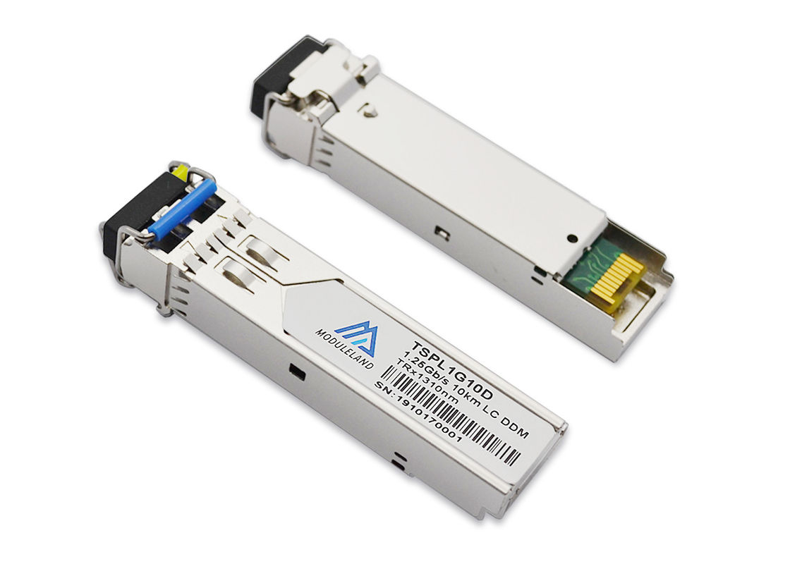 For GLC-LH-SMD Compatible 1.25G 1000BASE-LX/LH SFP 1310nm 10km DOM Transceiver