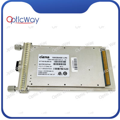 LC CFP optische transceivermodule Ciena® NTTA01BJE6 100G LR4 SMF 1310nm 10km