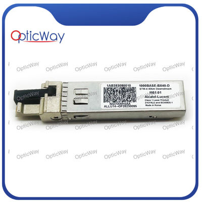 Alcatel Lucent SFP Fiber Transceiver 1AB393080010 1000BASE-BX40-D STM-4 40km