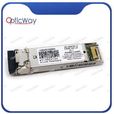 CWDM 1491nm LC SFP モジュール アルカテル ルセント 1AB402160003 OC-48/STM-16