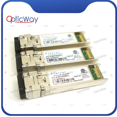 FTLX1871M3BCL SFP+ Transcepteur à fibre Finisar 1550nm 80km 11.3G Connecteur LC