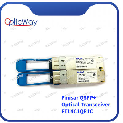DOM SMF QSFP+ Transceptor óptico Finisar FTL4C1QE1C 40GBase-LR4 1310nm 10km