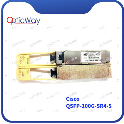 QSFP-100G-SR4-S QSFP28 módulo de transceptor óptico 850nm 100m OM4 MMF