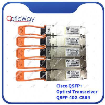 Transceptor de módulo de fibra óptica QSFP+ multi-modo QSFP-40G-CSR4 850nm 40G