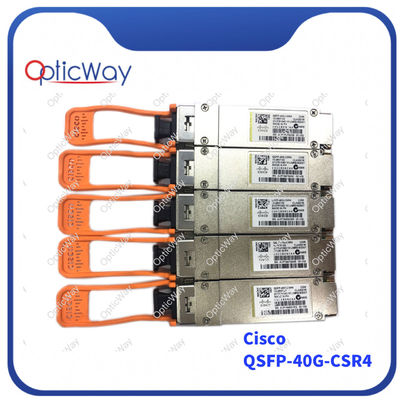 Módulo de transceptor de fibra óptica QSFP+ QSFP-40G-CSR4 400m 40G 850nm