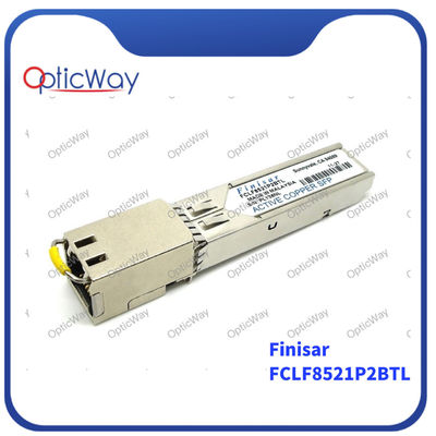RJ-45 SFP Fiber Transceiver Finisar FCLF8521P2BTL 10/100/1000Base-TX Copper 100m