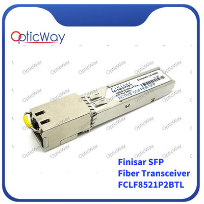 100m 1.25G RJ45 SFP Transceptor Finisar FCLF8521P2BTL 1000Base Fiber Module