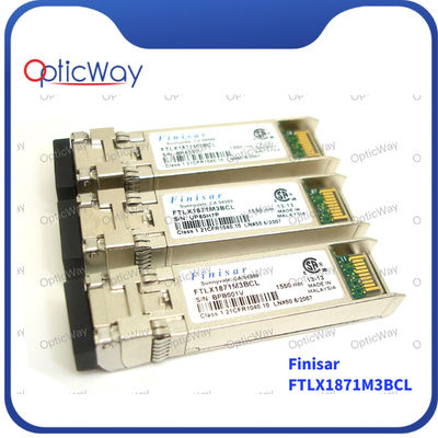 Modulo de fibra óptica de Finisar FTLX1871M3BCL 1550nm 11.3Gbps 80km Transceptor SFP +