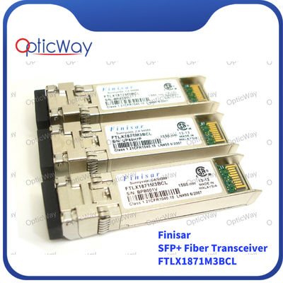 High Speed SFP+ Fiber Transceiver Finisar FTLX1871M3BCL 80km 1550nm Multimode