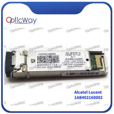 CWDM CH47 SFP Fiber Transceiver Alcatel Lucent 1471nm 2.67G 80km OC48/STM-16
