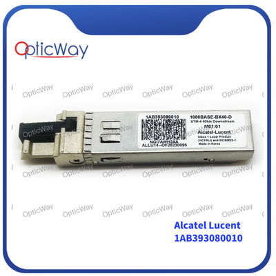 SMF LC SFP Fiber Transceiver 40km Alcatel Lucent 1AB393080010 11000Base-BX