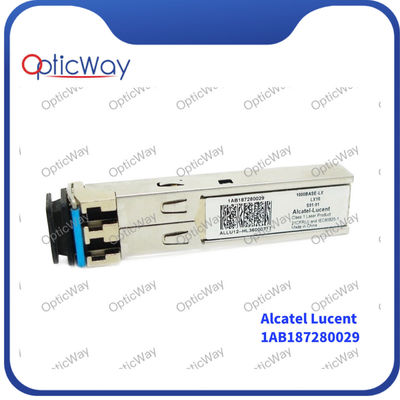 LC SFP Fiber Transceiver Alcatel Lucent 1AB187280029 1000Base-LX SMF 1310nm 15 км