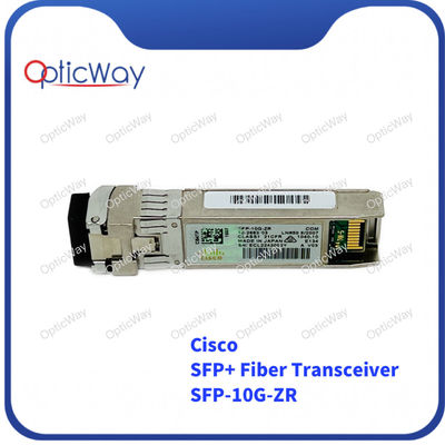 80km 1550nm SFP+ Fiber Module SFP-10G-ZR Multimode Duplex LC Connector