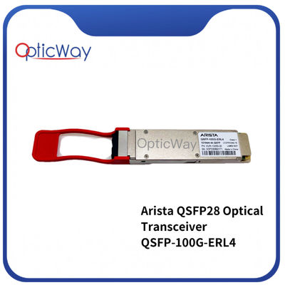 Arista QSFP-100G-ERL4 XVR-10250-20 Qsfp28 até 30Km SMF QSFP28 Fibra Óptica Transceptor