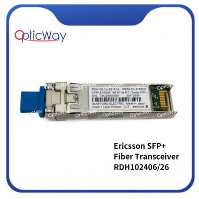 Ericsson RDH102406/26 R1A SFP 10G DWDM 192.6THz 40km 1556.55nm CRTUAFSLAA Trasmettitore a fibra SFP+