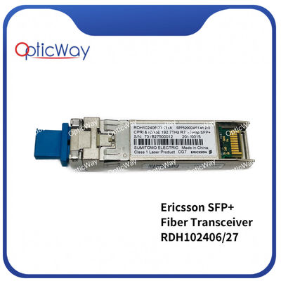 Ericsson RDH102406/27 R1A SFP 10G DWDM 192.7THz 40km 1555.75nm CRTUAEXLAA Transceptor de fibra SFP+