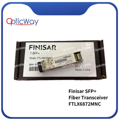 Finisar FTLX6872MNC SFP+ 10G DWDM 制限 APD Cバンド調節可能 80km SFP+ 光ファイバートランシーバー