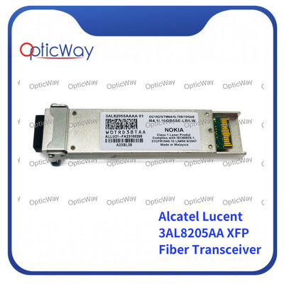 Transceptor de fibra óptica XFP Alcatel Lucent 3AL82055AAAA 01 10G 1310nm 10km