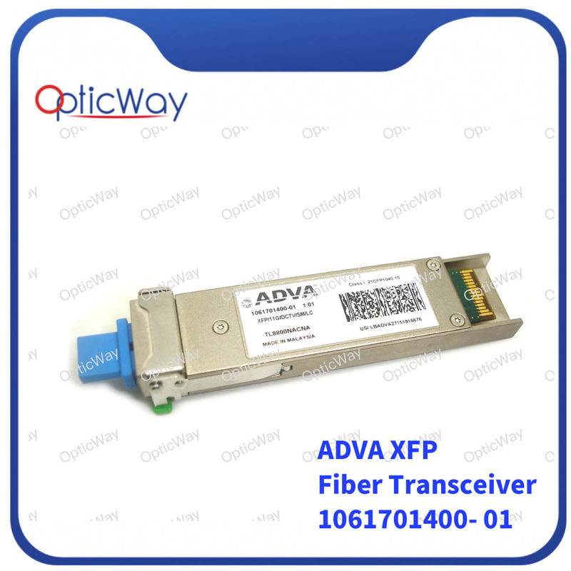 Tunable LC XFP Optical Module 11G / DCTV / SM / LC DWDM C Band 80km SMF